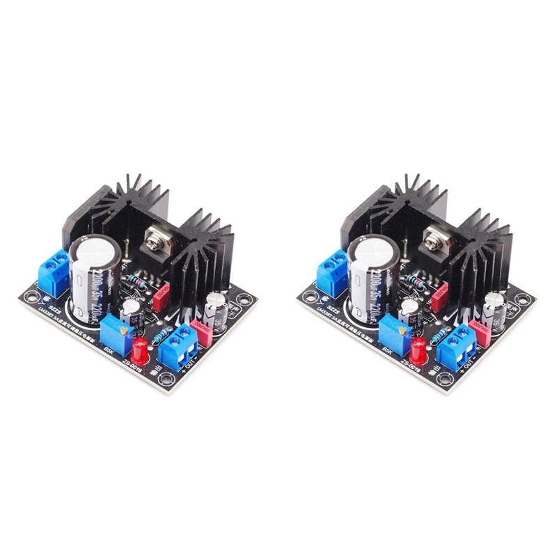 Diy Electronics Filament - AA08-2X調整可能なリニア安定化電源ボード LM317 1.5A出力 フィラメント電圧調整 DIY電子工作キット