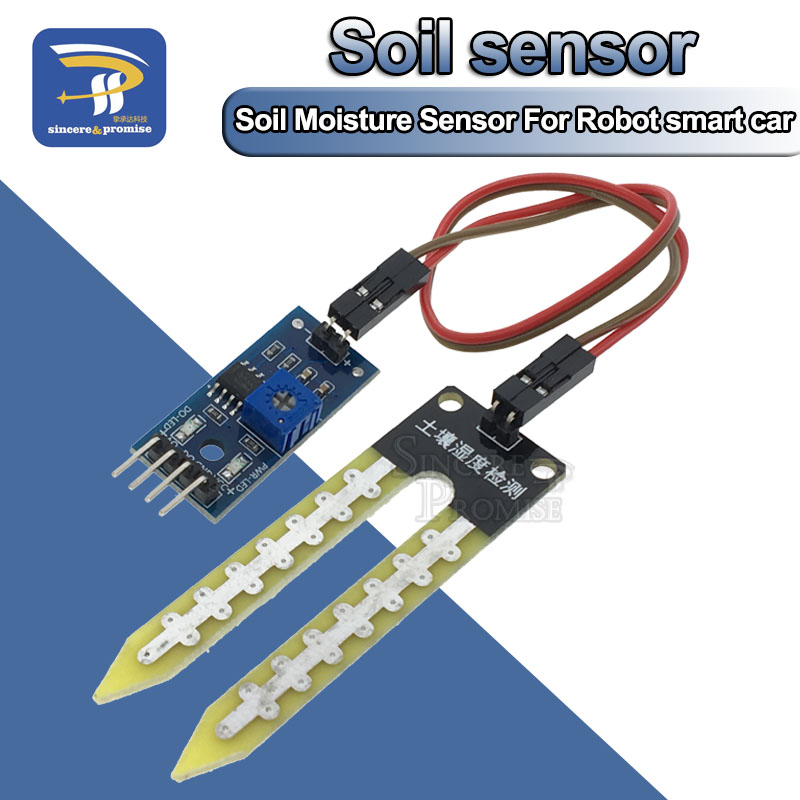 Diy Analog Electronics - スマートエレクトロニクス土壌水分湿度計検出湿度センサーモジュール arduino 開発ボード DIY ロボットスマートカー用
