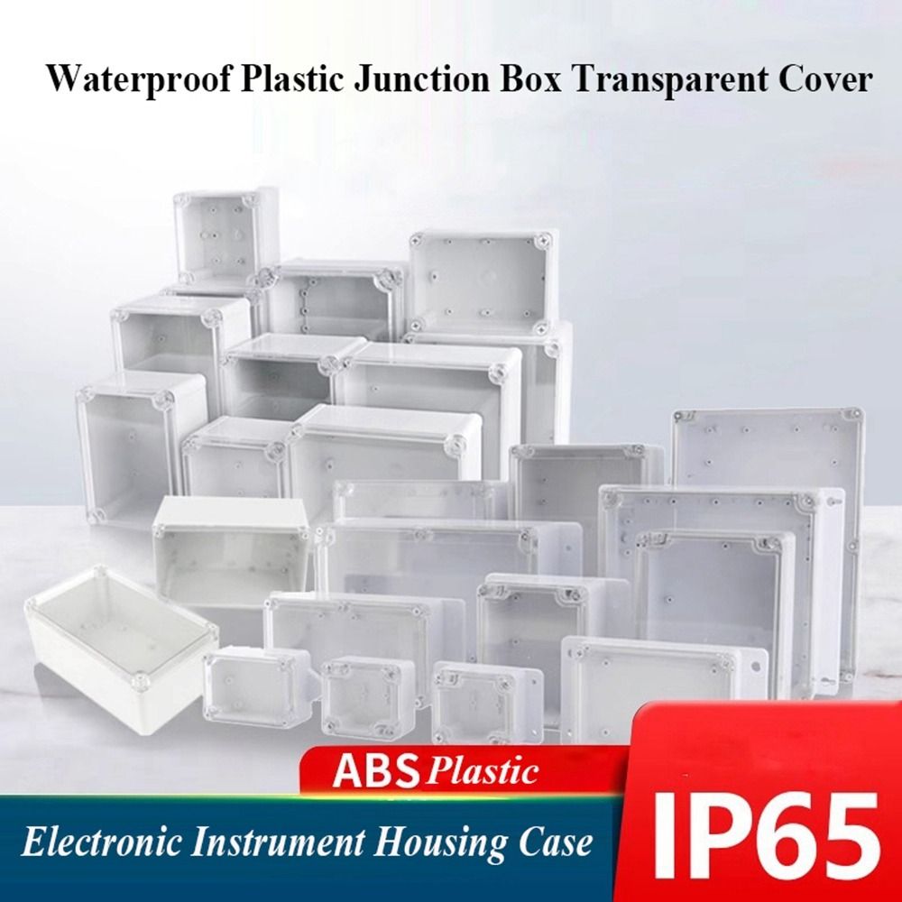 Diy Electronics Websites - 防水屋外ジャンクションボックス透明プラスチック電子機器ハウジングケース 10 スタイル電気プロジェクトボックス