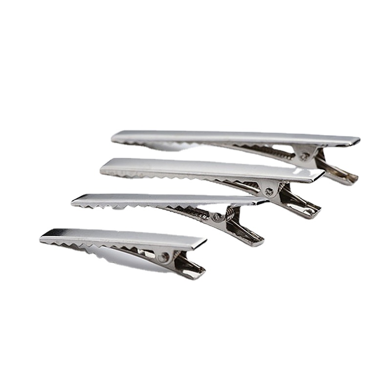Crocodile Clip Set - 50 ピース/ロット金属ワニ口クリップケーブルリードテスト金属ワニ口クリップクランプヘアクリップヘアピン 35 ミリメートル-75 ミリメートル
