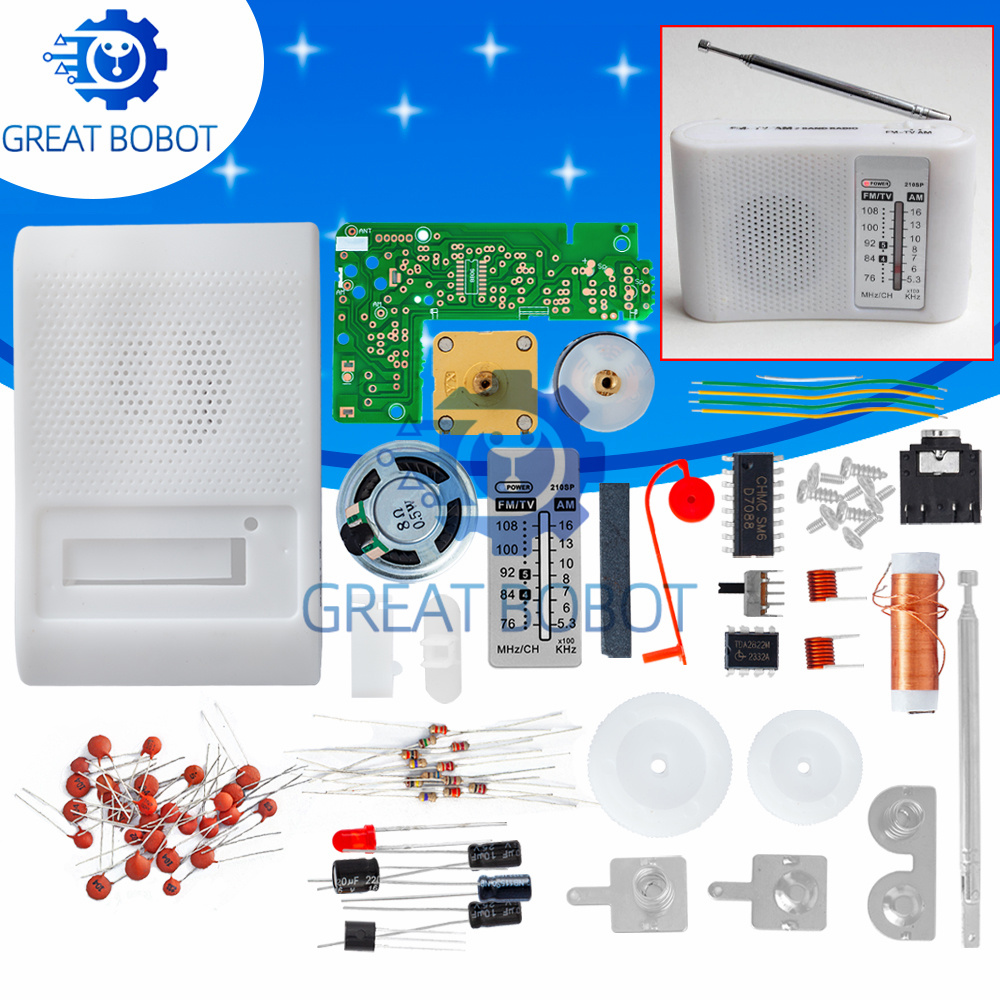 Diy Electronics Websites - BS 1 セット AM/FM ステレオラジオ DIY