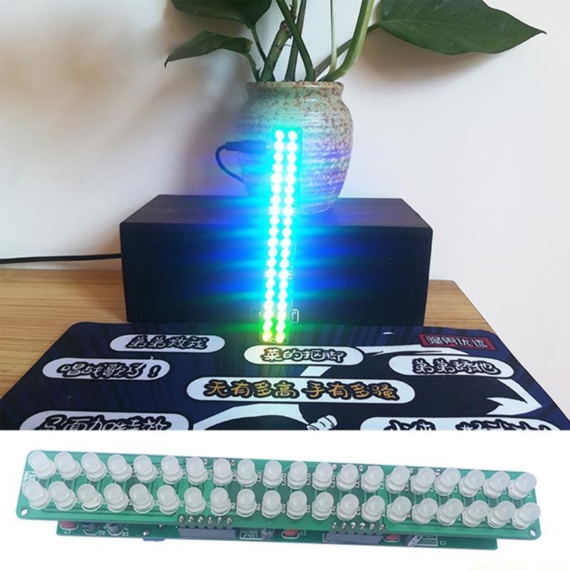 Diy Elektronic - F62C 1 セット電子 DIY 作成キットサウンドオーディオスペクトラムアナライザーレベルインジケーター