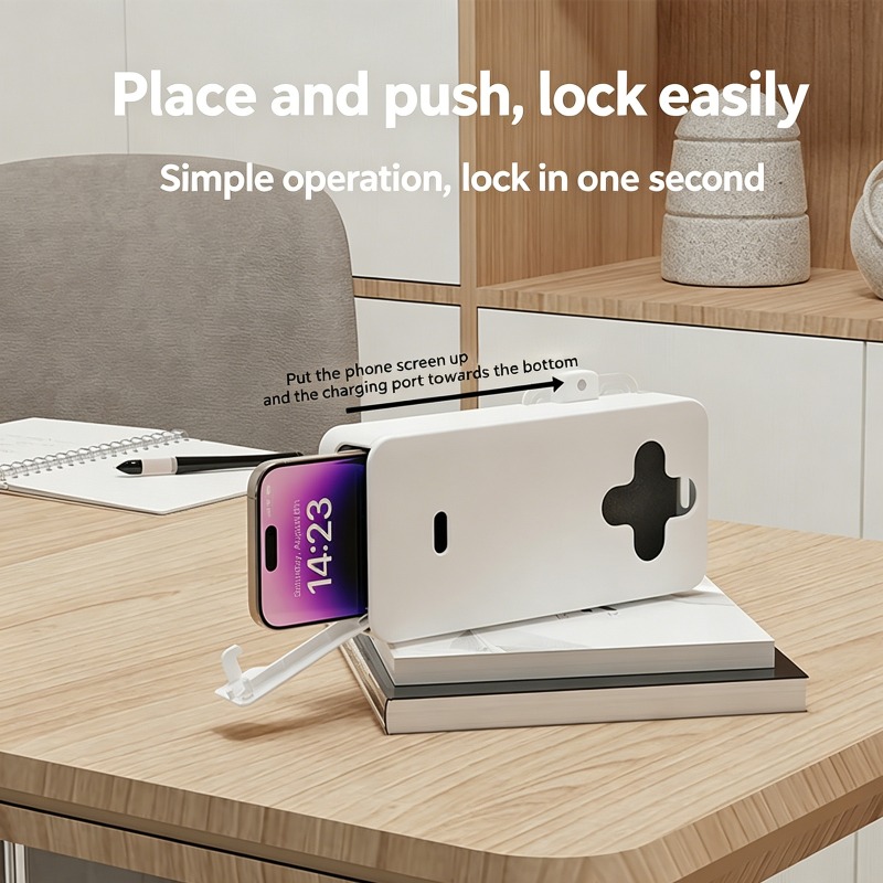 Diy Electronics Storage - 多機能タイマー付き電子規律収納ボックス、ディスプレイ画面付き携帯電話用自律デバイス、DIYメモパッド
