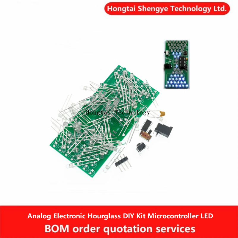 Diy Analog Electronics - アナログ電子砂時計キット stc マイクロコントローラスキルトレーニングマイクロコントローラ LED ライト DIY
