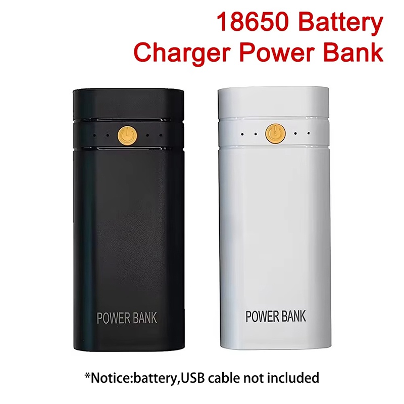 Diy Electronics Storage - DIYモバイルバッテリーケース（携帯電話用電子充電バッテリー6000mAh 5V 2X 18650対応）USB Type-Cバッテリー充電ケース