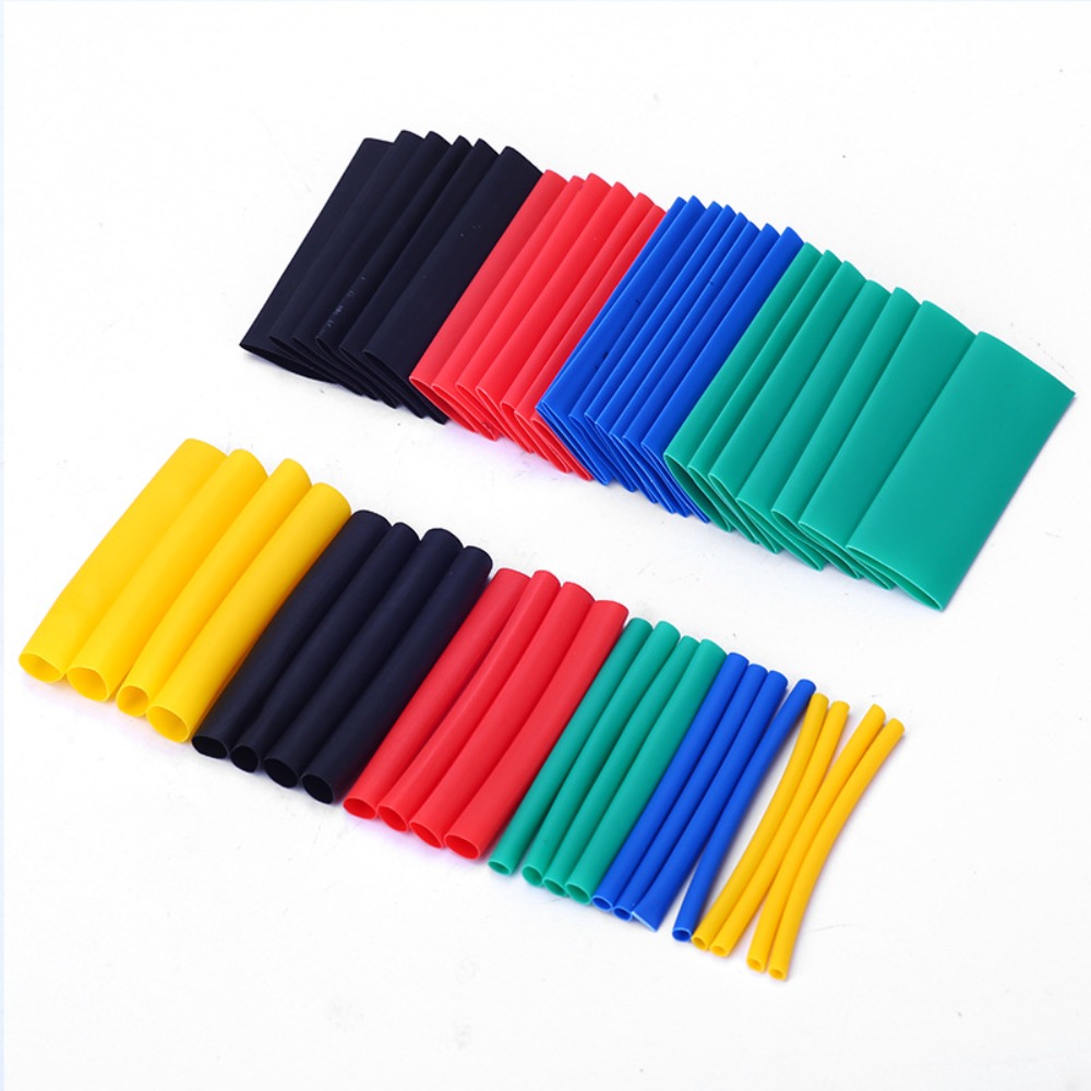 Heat Shrink Tubing - 熱収縮チューブキット 耐熱チューブ 熱収縮ワイヤーラッピング 電気接続ケーブル絶縁スリーブプロテクター