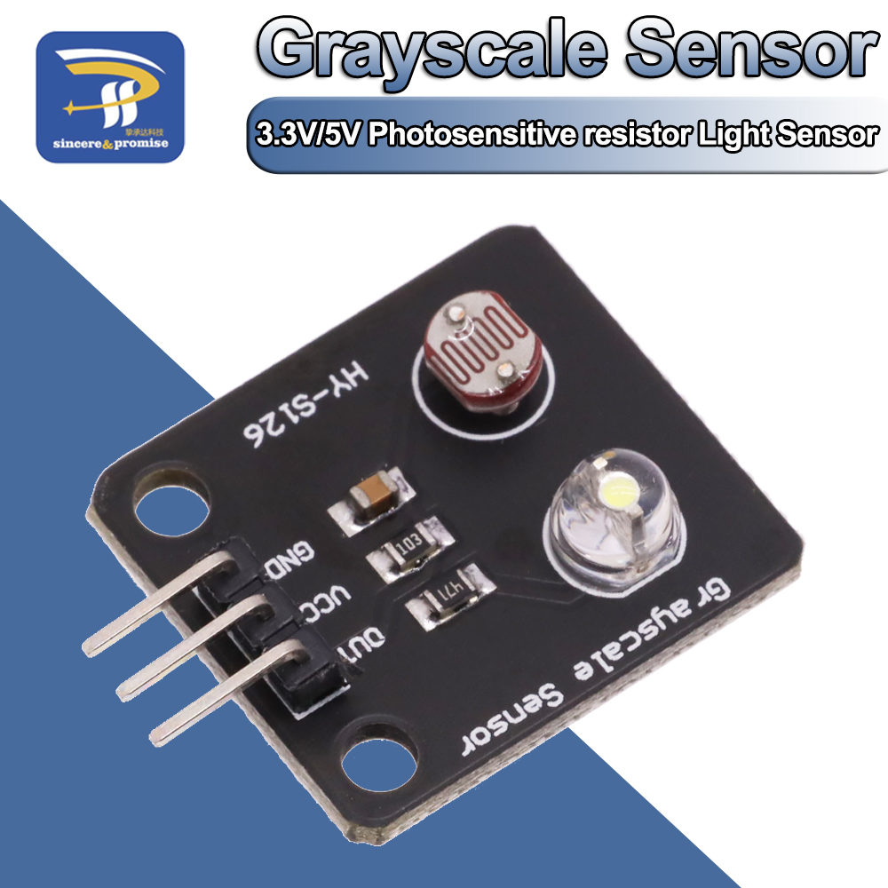Diy Analog Electronics - 感光性抵抗光センサーアナロググレースケールセンサー電子ボードラインファインダー追跡モジュールArduino DIYキット用