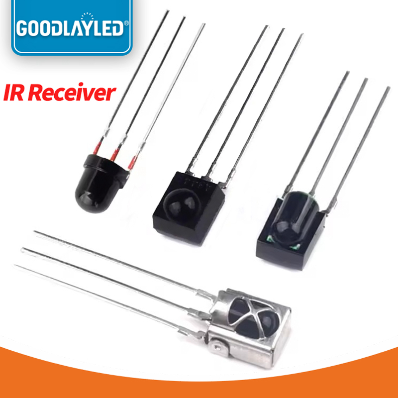 Ir Infrared Receiver - 10個/ロット ユニバーサルIR赤外線受信機 DIP LED VS1838B 1838