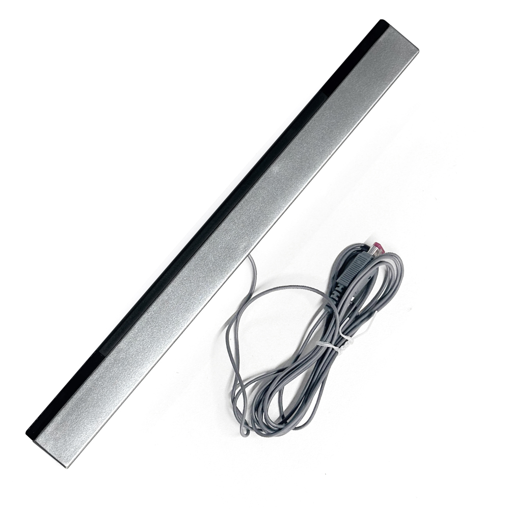 Ir Infrared Receiver - WiiおよびWii Uコンソール用の延長コード付き有線モーションセンサーレシーバー、赤外線IR信号線有線リモートセンサーバー