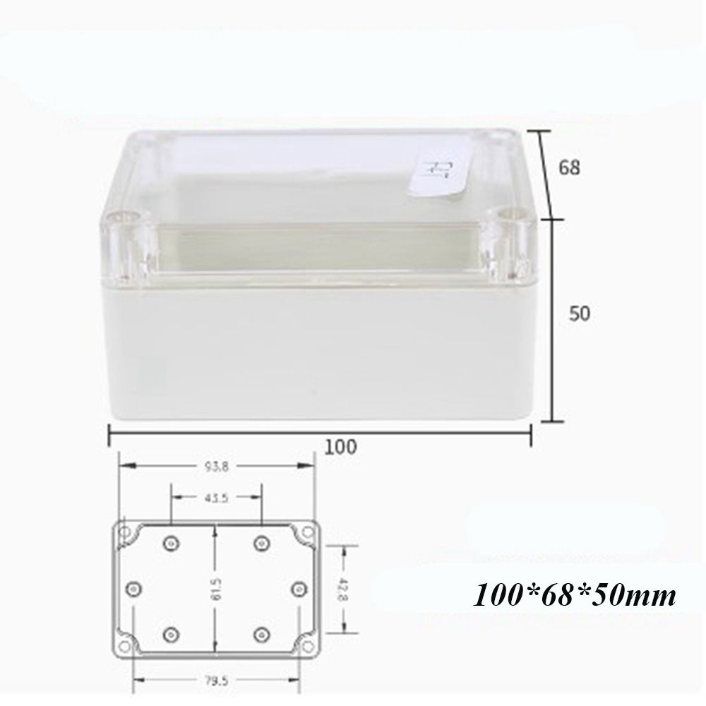 防水屋外ジャンクションボックス透明プラスチック電子機器ハウジ - Diy Electronics Websites のレビューと価格