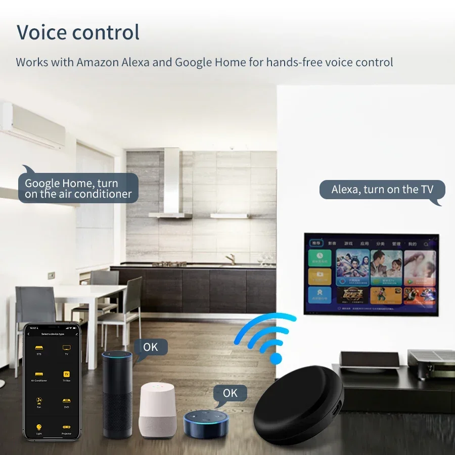 Tuya WiFi スマートユニバーサル IR リモコン D - Ir Infrared Receiver のレビューと価格