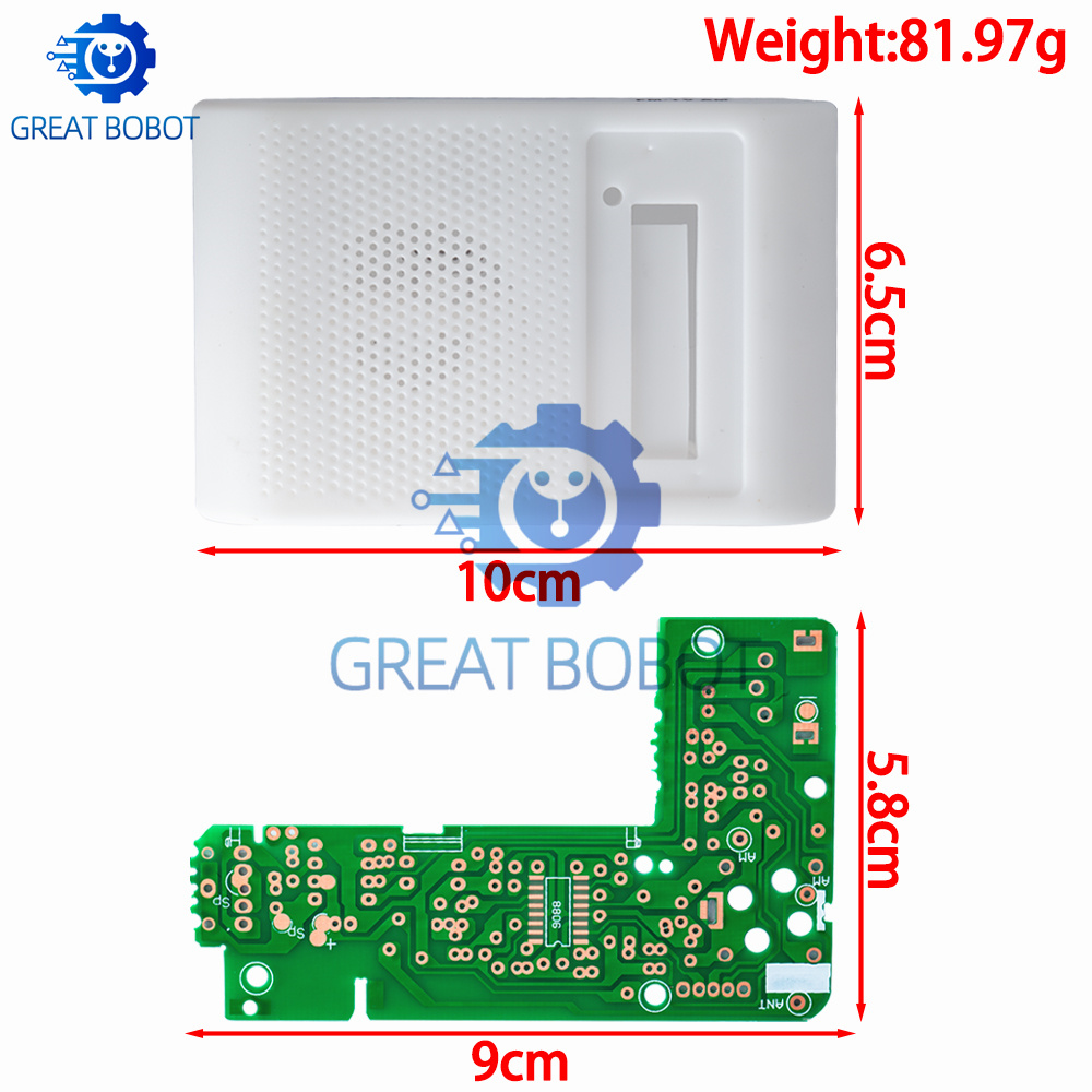 BS 1 セット AM/FM ステレオラジオ DIY キット - Diy Electronics Websites のレビューと価格