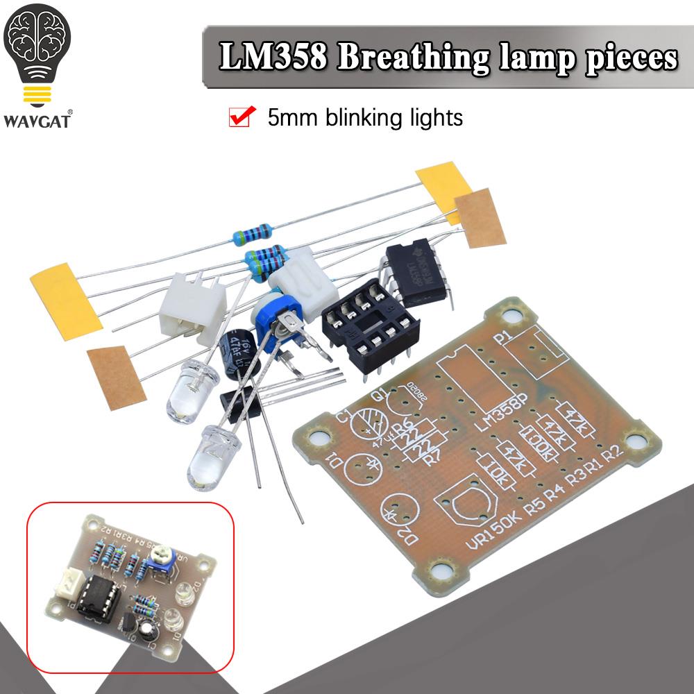 WAVGAT LM358 LED呼吸灯キット DIY電子製作 - Diy Electronics Lab のレビューと価格
