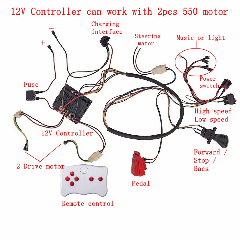 子供用電気自動車 DIY 改造ワイヤーとスイッチキット、ベビ - Diy Electronics Button のレビューと価格