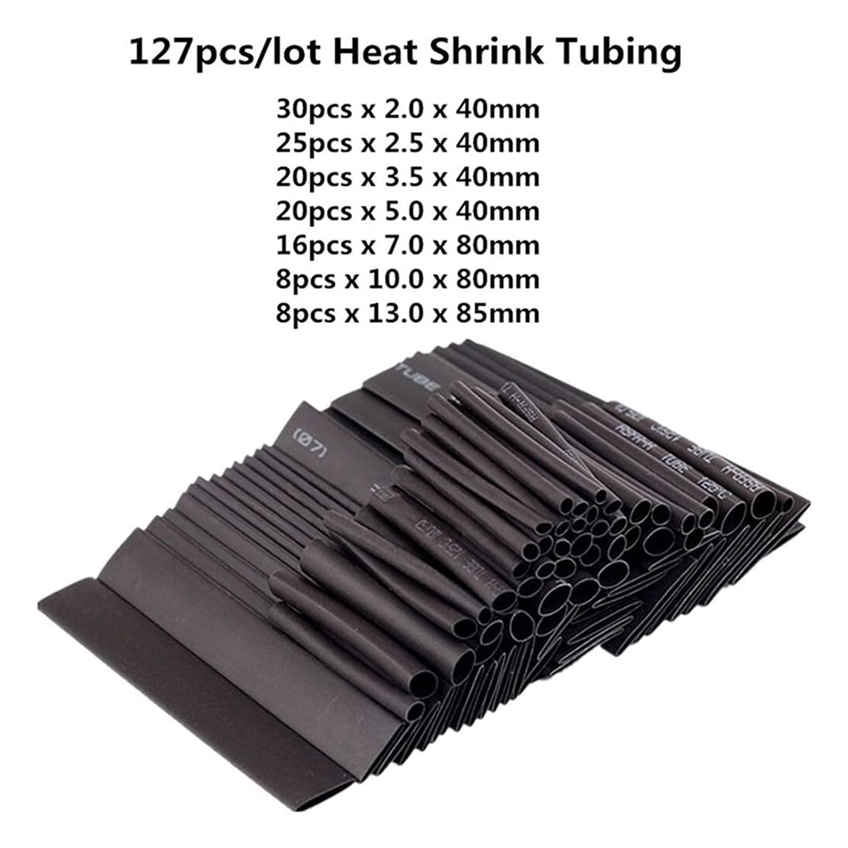 618 メガセール 127 ピース熱収縮チューブセット、収縮 - Heat Shrink Tubing のレビューと価格