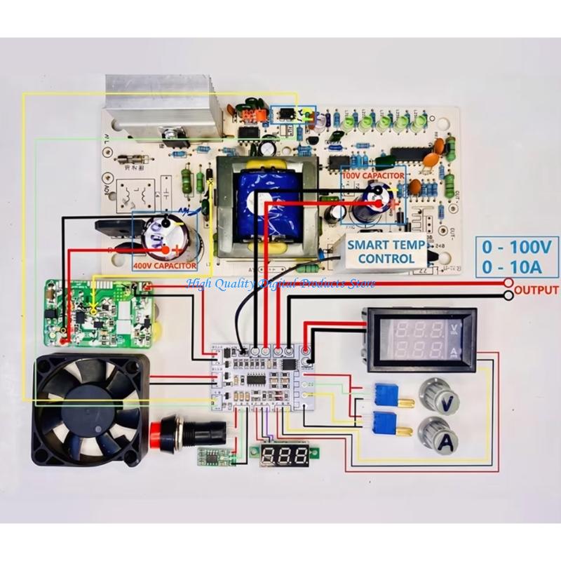 U2JE ダブルディスプレイ電圧電流テスター 0-100V  - Diy Electronics Lab Equipment のレビューと価格