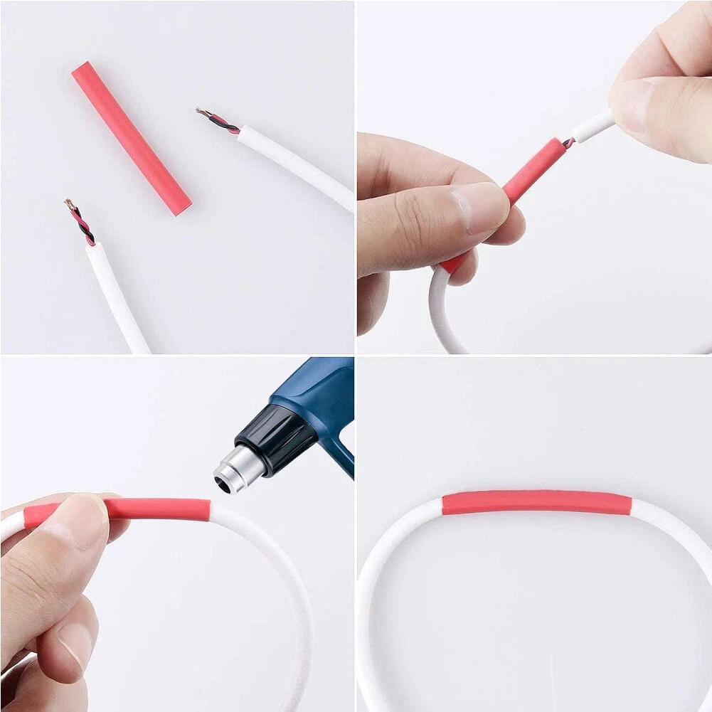 熱収縮チューブ 耐熱チューブ 熱収縮包装キット 電気接続 ワ - Heat Shrink Tubing のレビューと価格