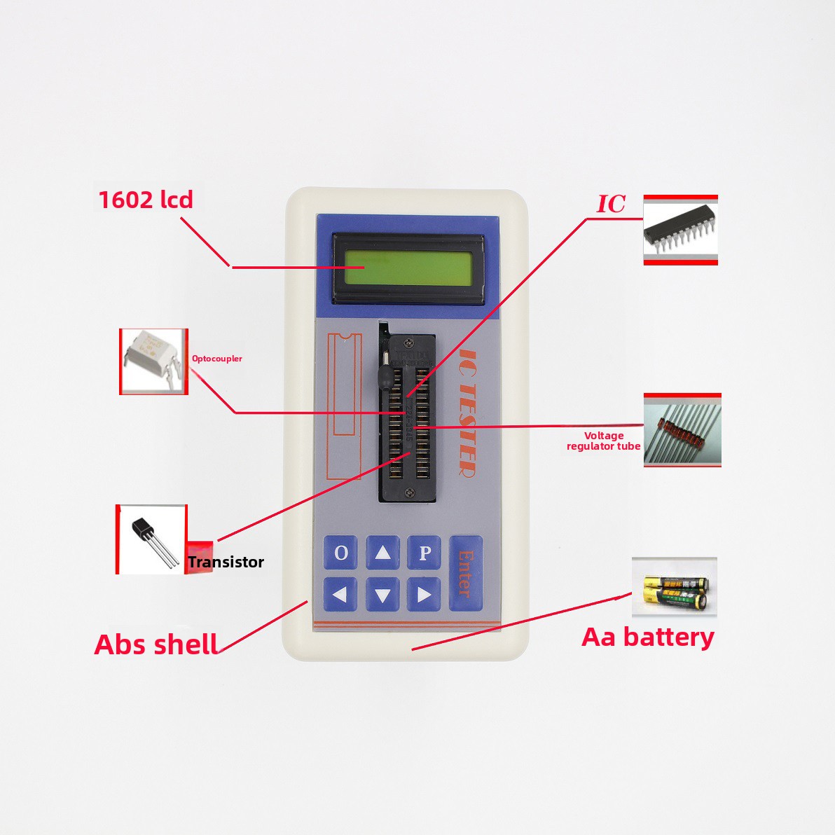TSH‑06F ICトランジスタテスター 電子修理店 DIY - Diy Electronics Lab Equipment のレビューと価格