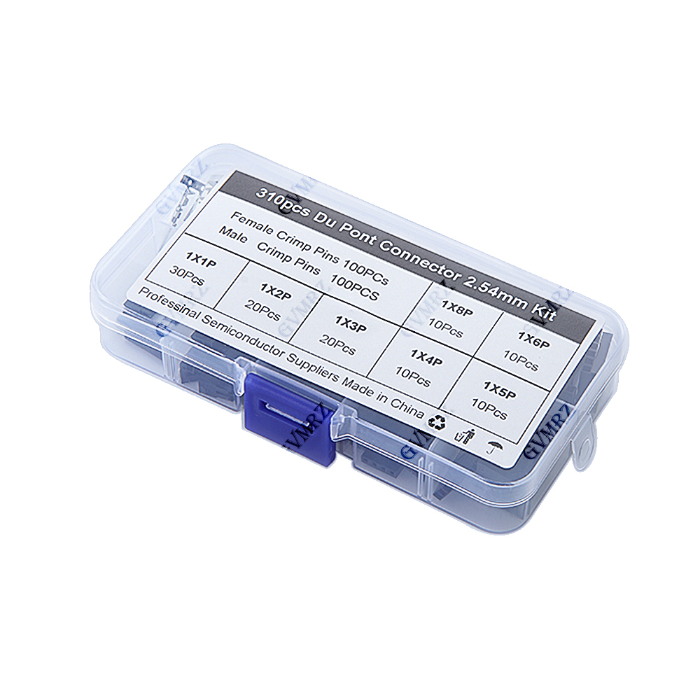 310 ピース/ボックス 2.54 ミリメートルオス + メ - Diy Electronics Websites のレビューと価格