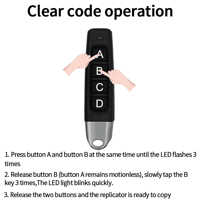 ユニバーサル 433 Mhz ガレージドアリモコンデュプリケ - Diy Electronics Button のレビューと価格