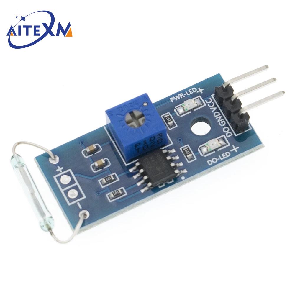 LM393 リードセンサーモジュールマグネトロンモジュールリ - Diy Analog Electronics のレビューと価格