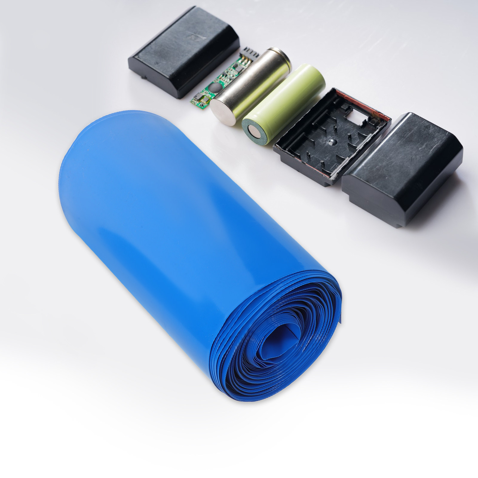 1ロール入り、青色の耐熱性熱収縮チューブ、高温に強いPVC製 - Heat Shrink Tubing のレビューと価格