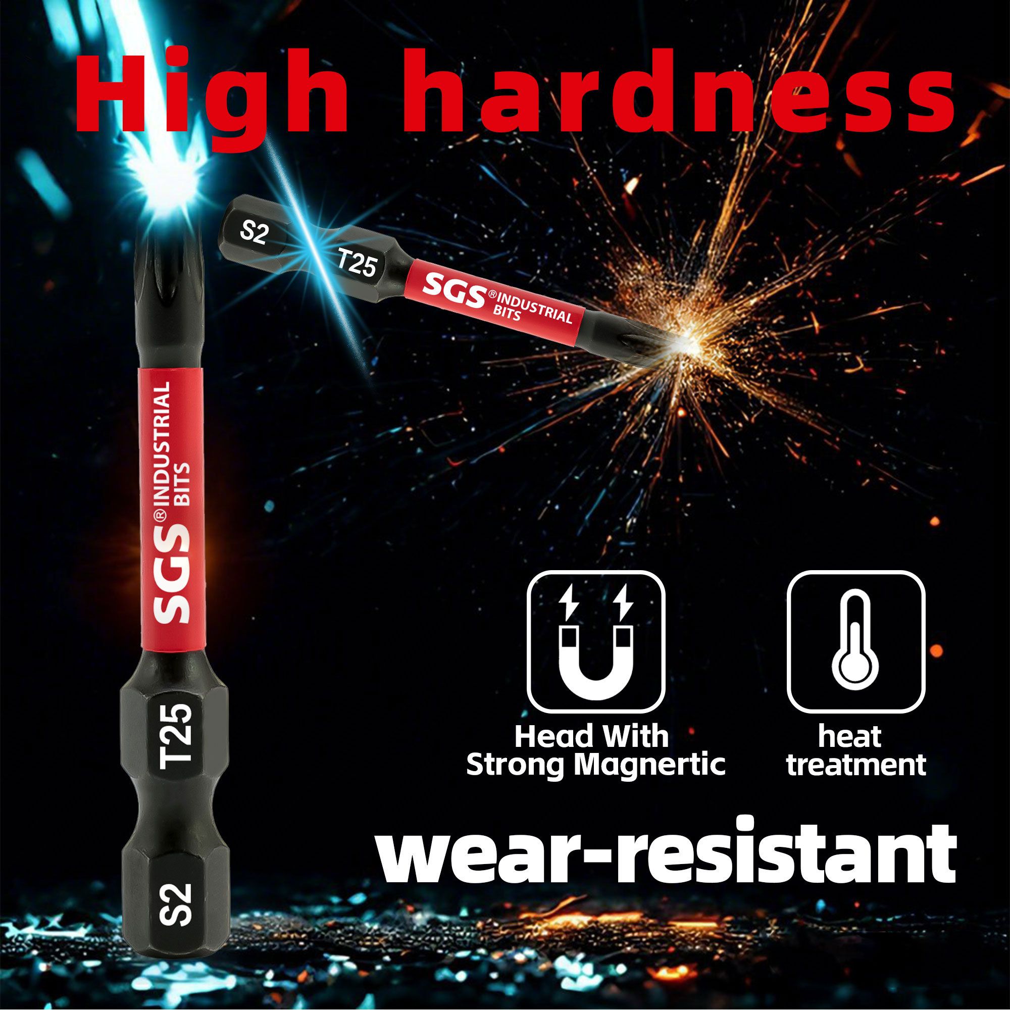 Titan Impact 20ピース磁気ビットセット S2ス - Diy Electronics Websites のレビューと価格