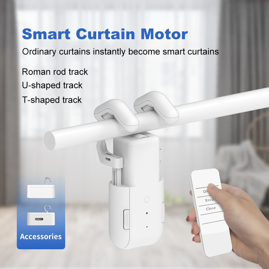 スマート家庭用カーテンオープナー電子 3in1Track カ - Diy Electronics Button のレビューと価格