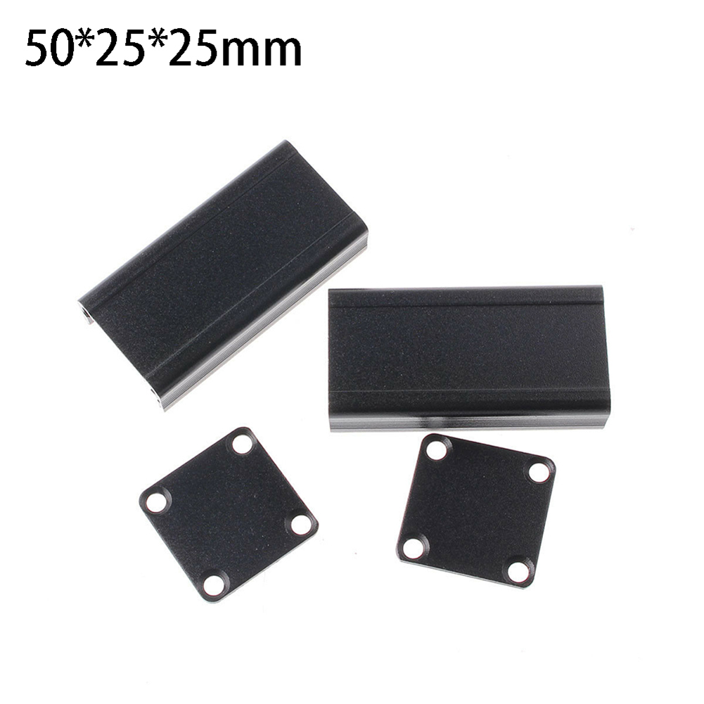 電子プロジェクト用ブラックアルミニウムボックス、5個、diy - Diy Electronics Storage のレビューと価格