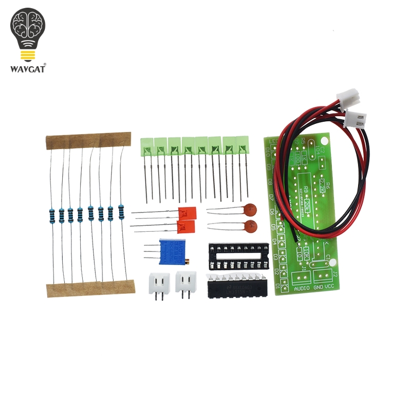 Lm3915 dc 9v-12v 10 Led音声分析レベル - Diy Electronics Lab のレビューと価格