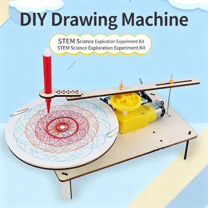 1-3個入り DIY木製電動プロッター描画ロボットおもちゃ  - Diy Elektronic のレビューと価格