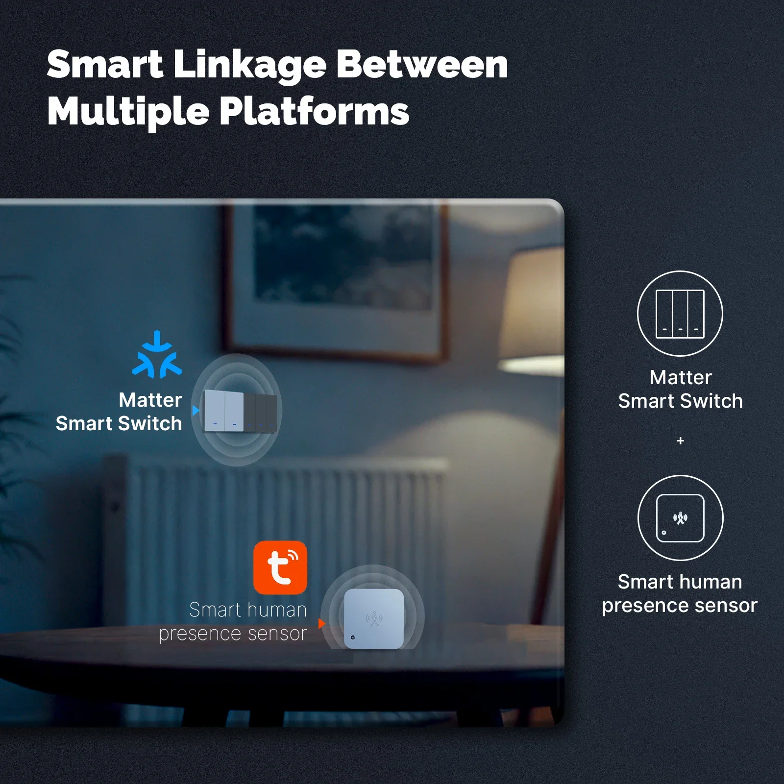 MOES Matter Tuya WiFi スマート ライト - Diy Electronics Button のレビューと価格