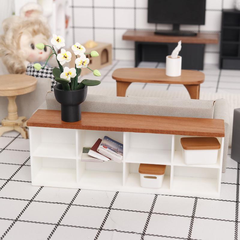 ミニチュアサイドボード/テレビキャビネット 1/12 ドール - Diy Electronics Housing のレビューと価格