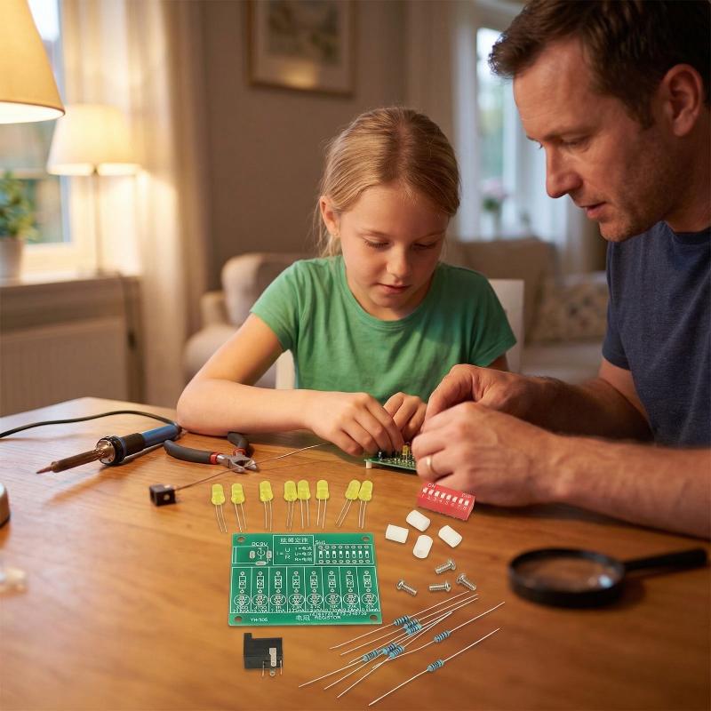 電子DIYはんだ付け練習キット LED電流テスト回路基板 ト - Diy Electronics Lab のレビューと価格