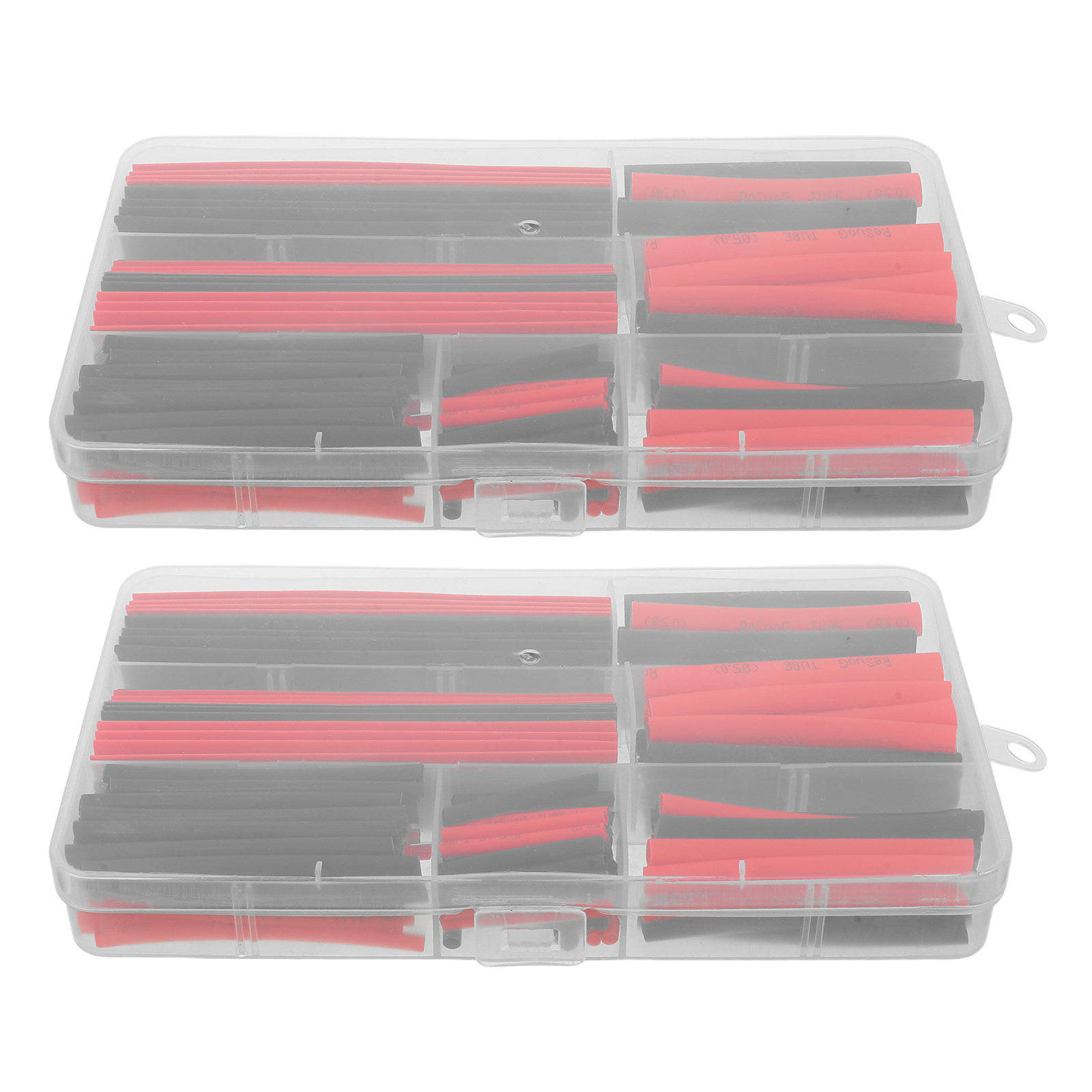 300個入り 熱収縮チューブ 黒赤 ポリオレフィン シュリン - Heat Shrink Tubing のレビューと価格