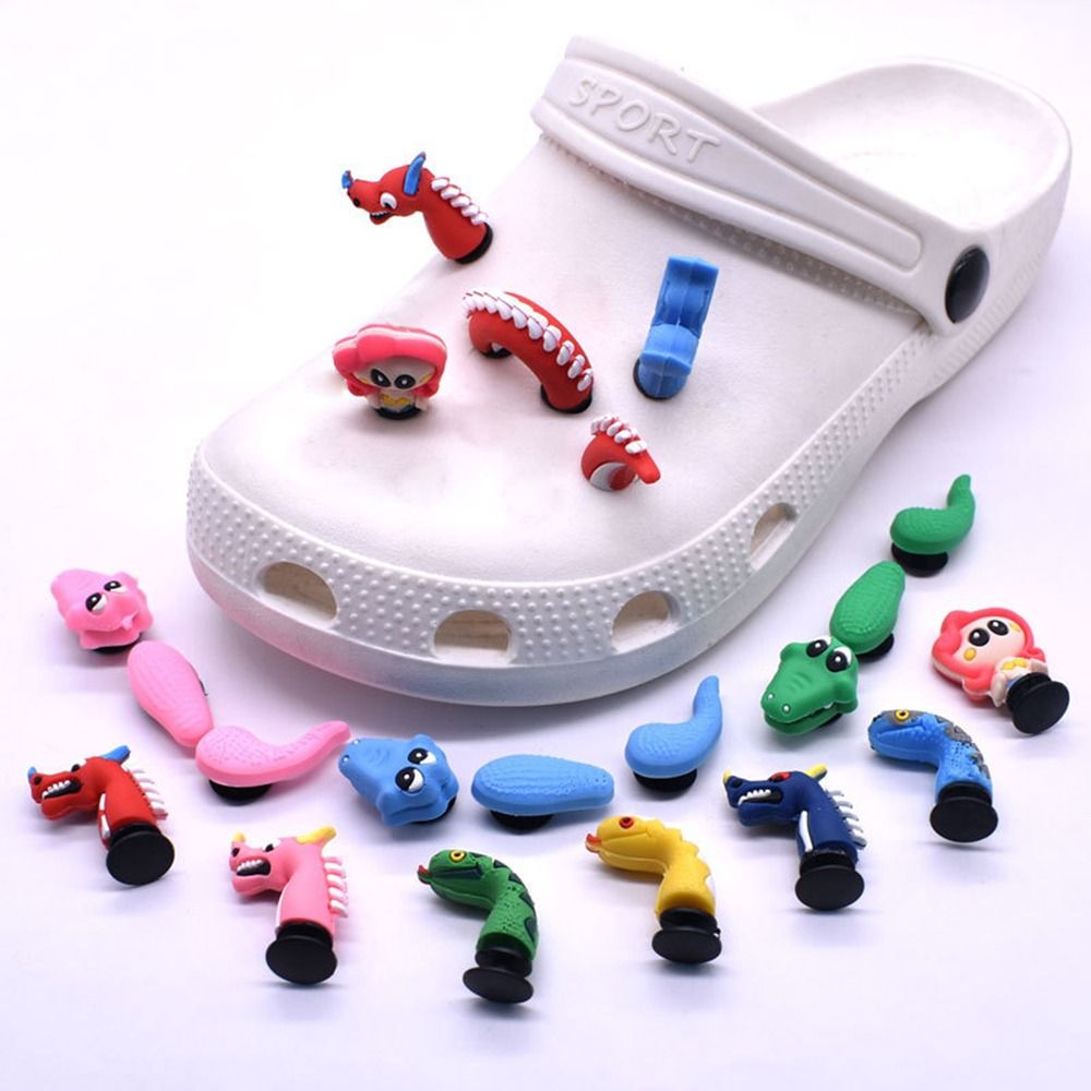 3D シューズバックルクリップ DIY デコレーションサンダ - Crocodile Clip Set のレビューと価格