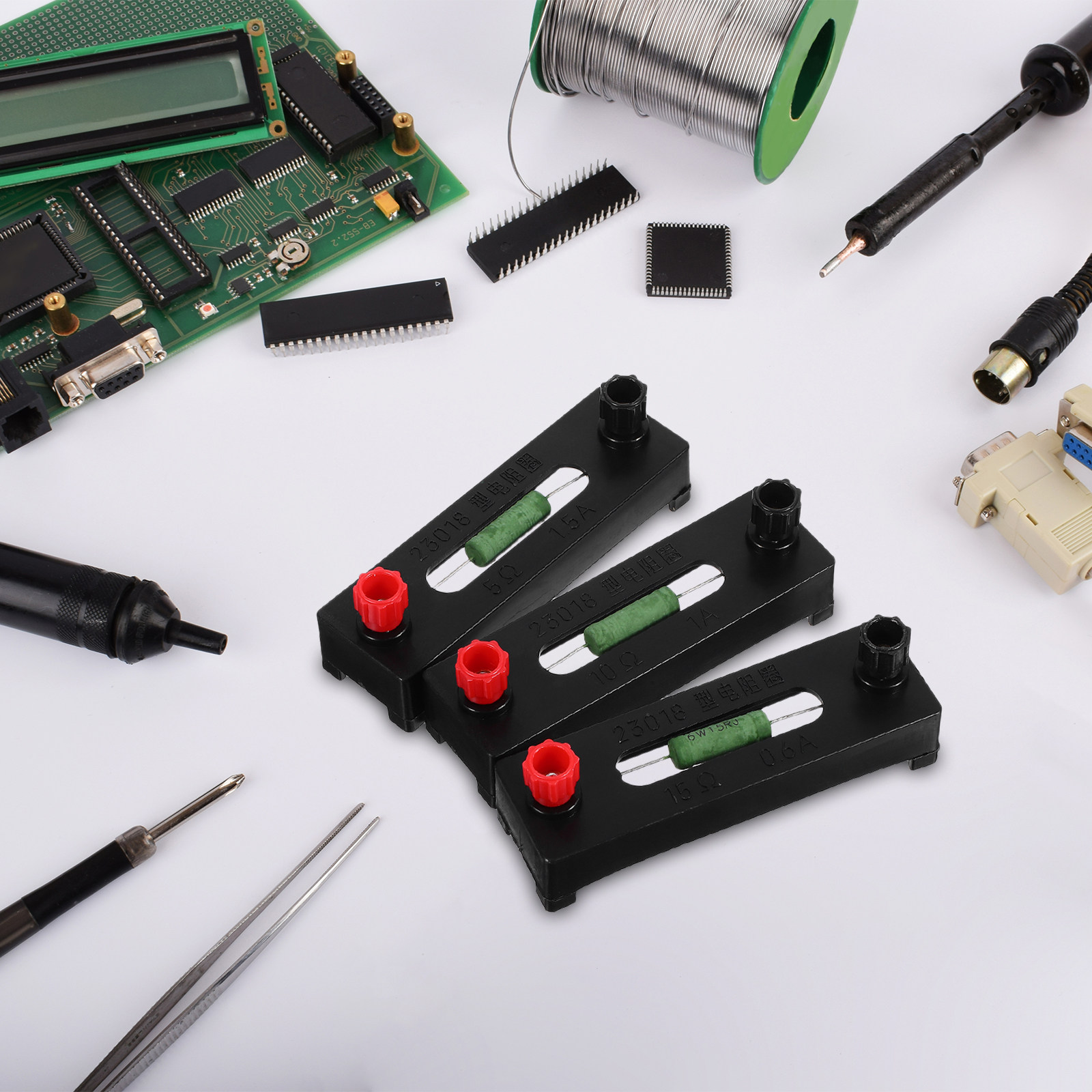 3 個の物理実験用品正方形抵抗器正確な抵抗 DIY 電子教材 - Diy Electronics Lab のレビューと価格