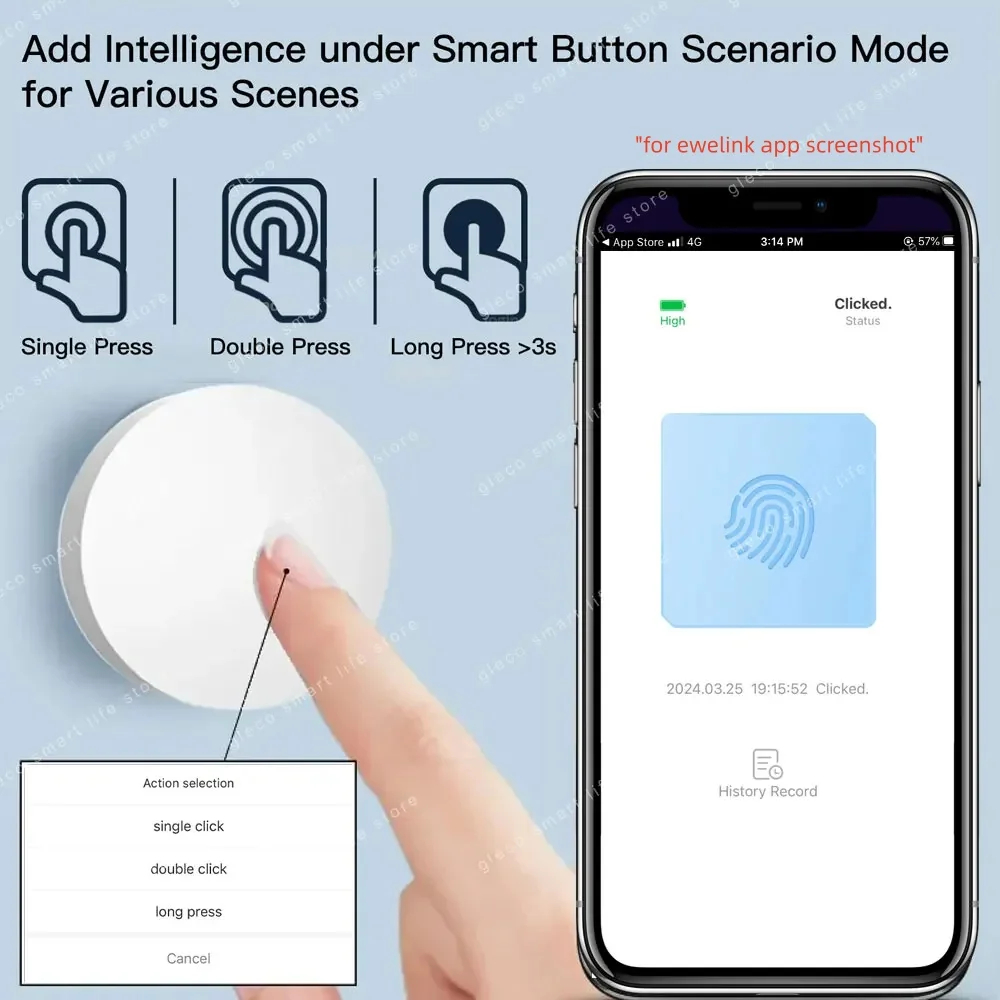Zigbee シーンボタンプッシュスイッチコントローラースマ - Diy Electronics Button のレビューと価格