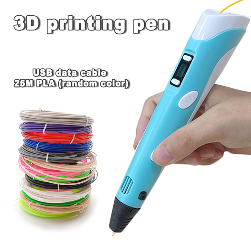 電子3D印刷ペンLEDディスプレイ付き25m plaフィラメ - Diy Electronics Filament のレビューと価格