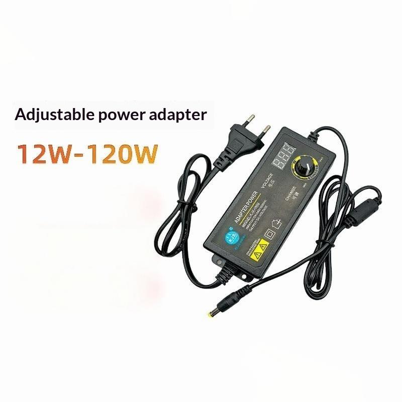 調整可能な電圧電源アダプター 3-36V 60W ユニバーサ - Diy Electronics Lab のレビューと価格