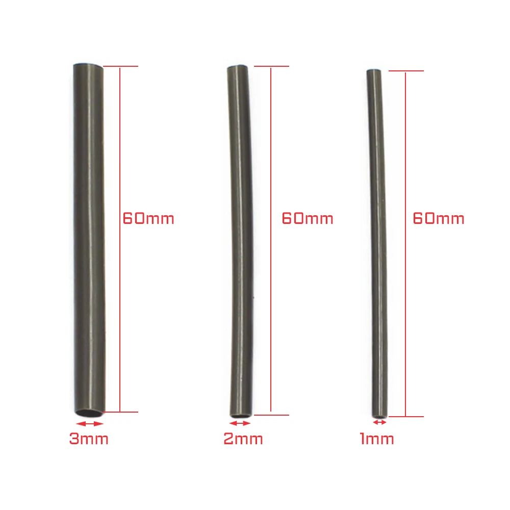 20 個鯉釣りリグ収縮チューブ加熱収縮チューブサイズ 1 ミ - Heat Shrink Tubing のレビューと価格